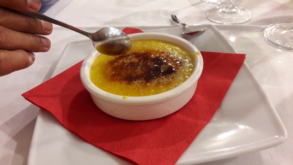 Creme brulee desszert Chioggia 