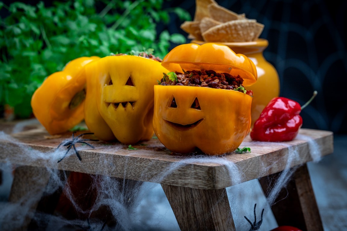 Mexikói chilis bab Halloween