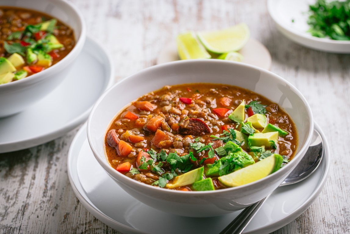 Lencseleves ahogy Nacho készíti